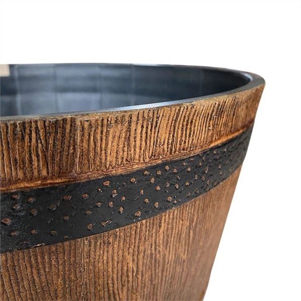 Whiskey Barrel Planter